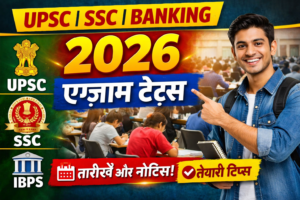 UPSC, SSC, Banking Exam Dates 2026 – पूरी जानकारी [हिंदी में]